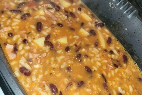 Cliquez pour zoomer ! Soupe aux haricots rouges et coquillettes Thermomix par pauline_538