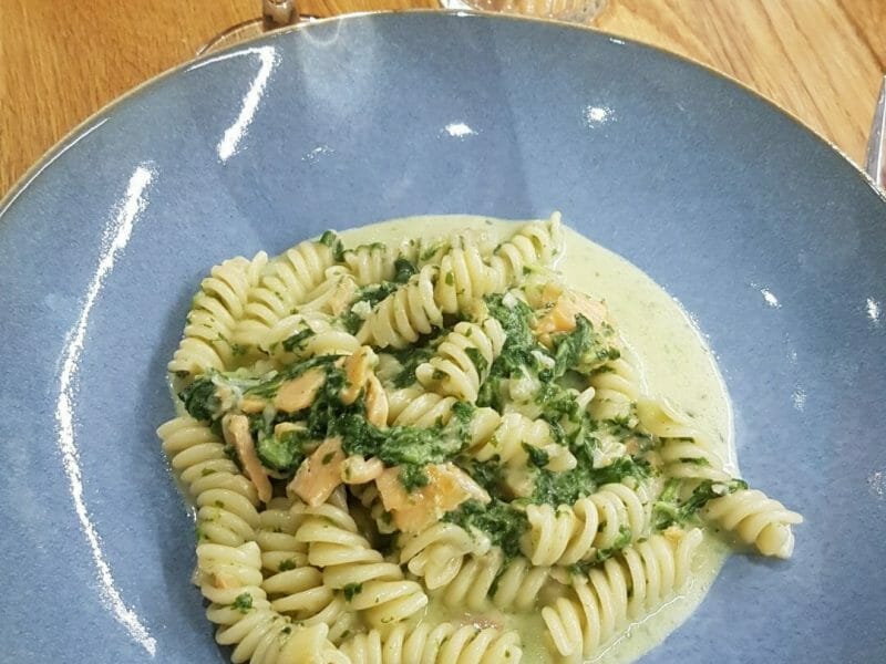 Cliquez pour zoomer ! One pot pasta – épinards et saumon fumé Thermomix par zezdo