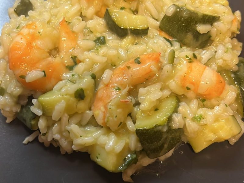 Cliquez pour zoomer ! Risotto courgettes et crevettes Thermomix par elise_168