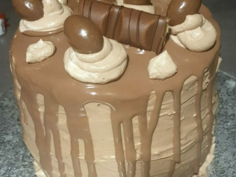 Cliquez pour zoomer ! Layer cake Kinder Bueno Thermomix par elise_168