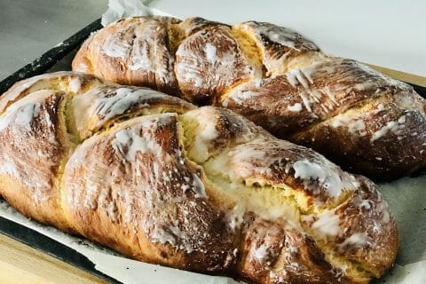 Cliquez pour zoomer ! Brioche tressée à la mie filante Thermomix par Chan tal