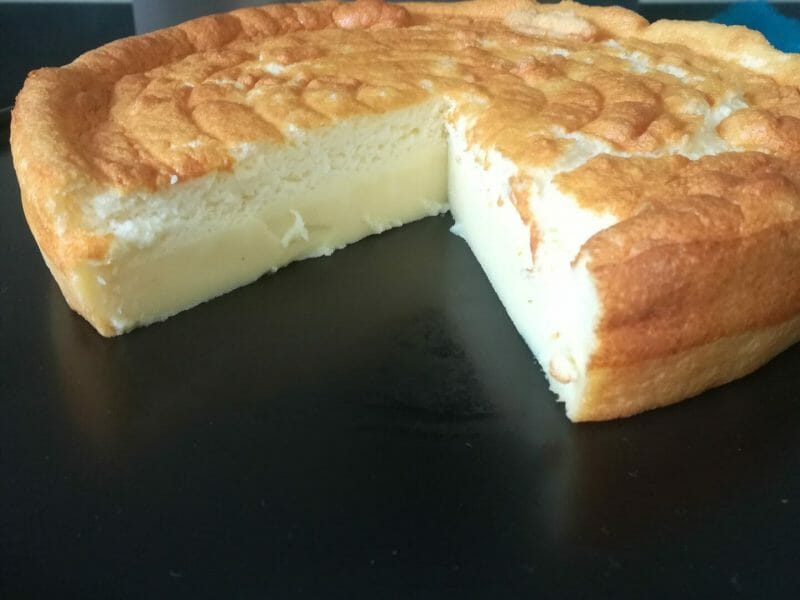 Cliquez pour zoomer ! Gâteau magique à la vanille Thermomix par mixia