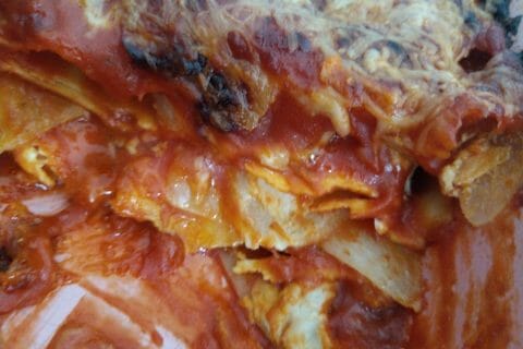 Cliquez pour zoomer ! Lasagnes au poulet et poivrons Thermomix par floaldeia