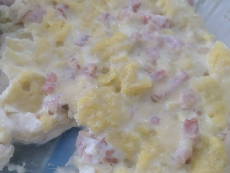 Cliquez pour zoomer ! Knepps à la crème et aux lardons Thermomix par floaldeia