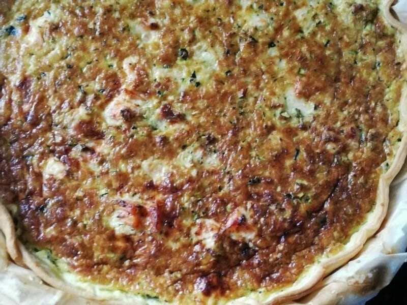 Cliquez pour zoomer ! Quiche saumon et courgettes Thermomix par sangrine_1