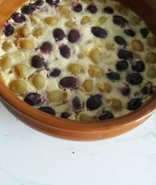 Clafoutis Aux Raisins Frais Au Thermomix Cookomix