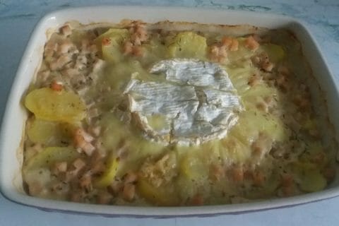 Cliquez pour zoomer ! Gratin de pommes de terre à la normande au Thermomix