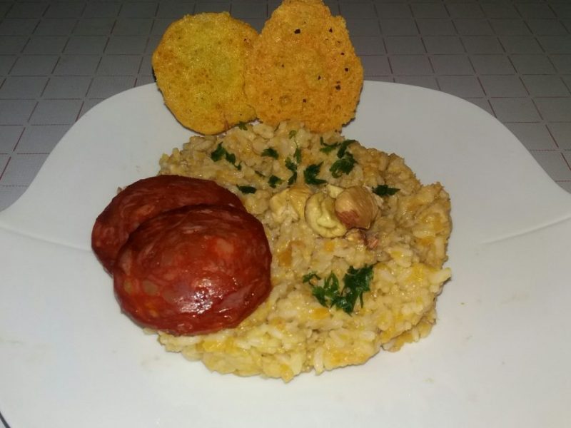 Cliquez pour zoomer ! Risotto de butternut aux châtaignes Thermomix par Adenium13