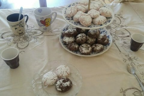Cliquez pour zoomer ! Craquelés aux biscuits roses de Reims au Thermomix