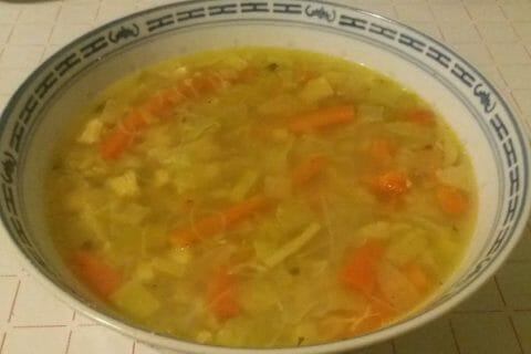 Cliquez pour zoomer ! Bouillon Chinois, poulet et poireaux Thermomix par Adenium13