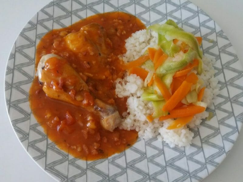 Cliquez pour zoomer ! Lapin sauce chasseur Thermomix par Adenium13