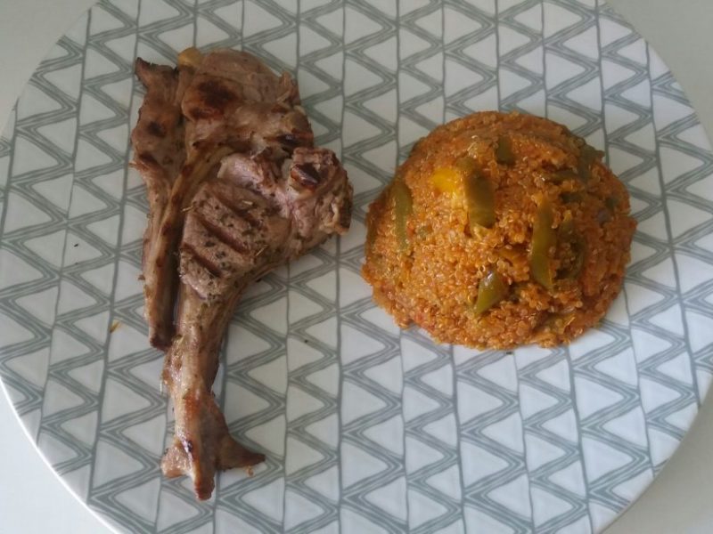 Cliquez pour zoomer ! Quinoa sauce basquaise Thermomix par Adenium13