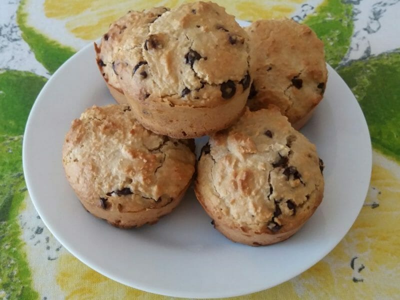 Cliquez pour zoomer ! Muffins au son d’avoine et aux pépites de chocolat Thermomix par Adenium13