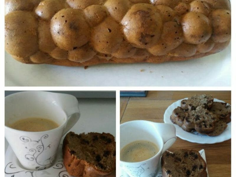 Cliquez pour zoomer ! Cake banane et pépites de chocolat Thermomix par Adenium13