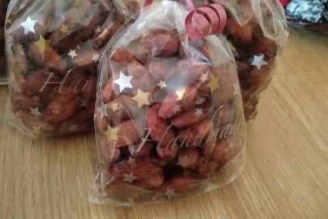 Cliquez pour zoomer ! Amandes grillées à la cannelle et au miel au Thermomix