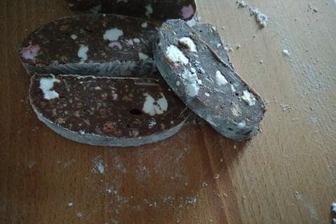 Cliquez pour zoomer ! Saucisson au chocolat au Thermomix