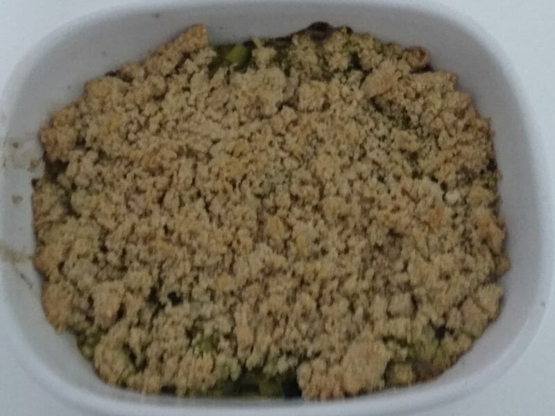 Cliquez pour zoomer ! Crumble courgettes, basilic et parmesan Thermomix par Adenium13