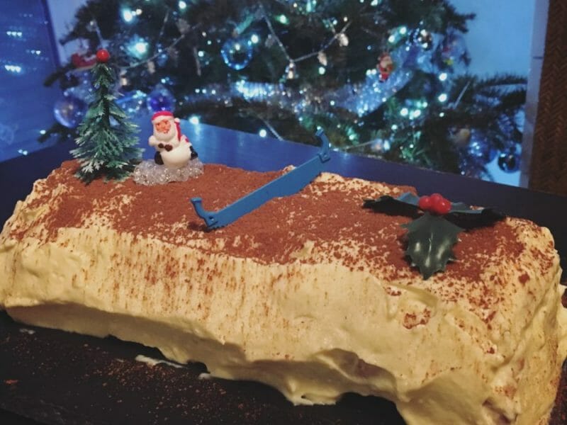 Cliquez pour zoomer ! Bûche Tiramisu Thermomix par Magalie57