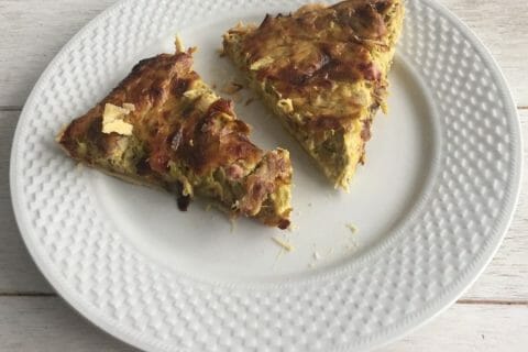 Cliquez pour zoomer ! Tarte aux poireaux au Thermomix