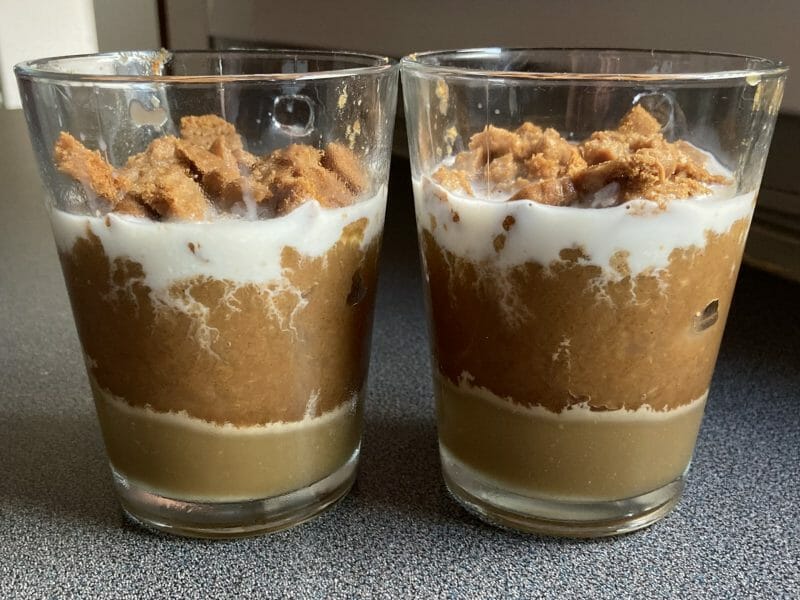 Cliquez pour zoomer ! Verrines pommes caramel et spéculoos Thermomix par Allerg-Guide