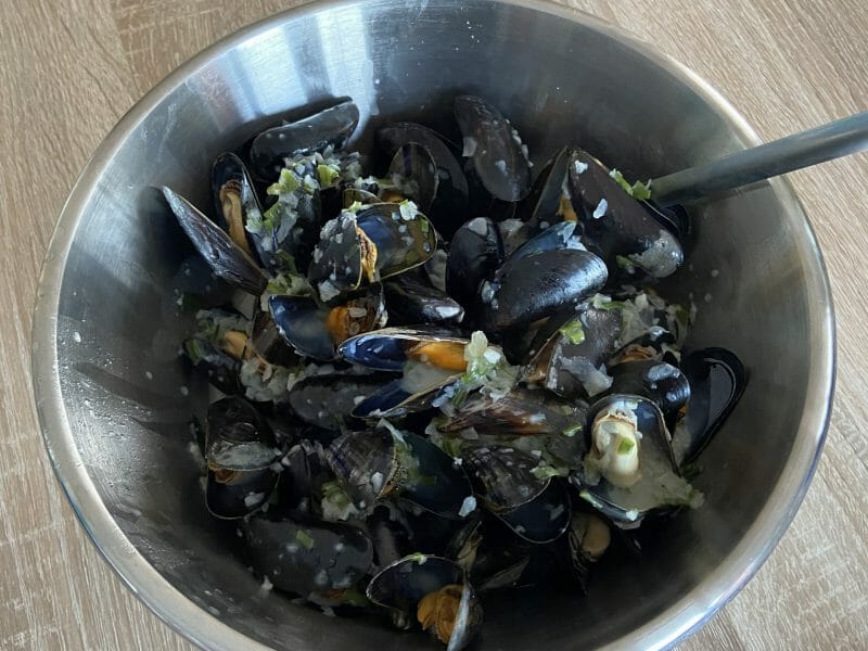Cliquez pour zoomer ! Moules marinières Thermomix par Allerg-Guide