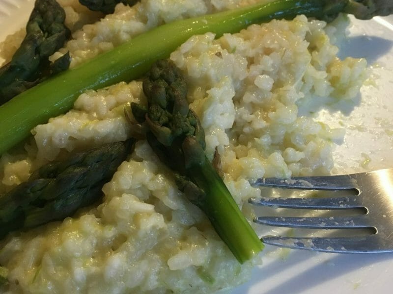 Cliquez pour zoomer ! Risotto aux asperges vertes Thermomix par perrine1908