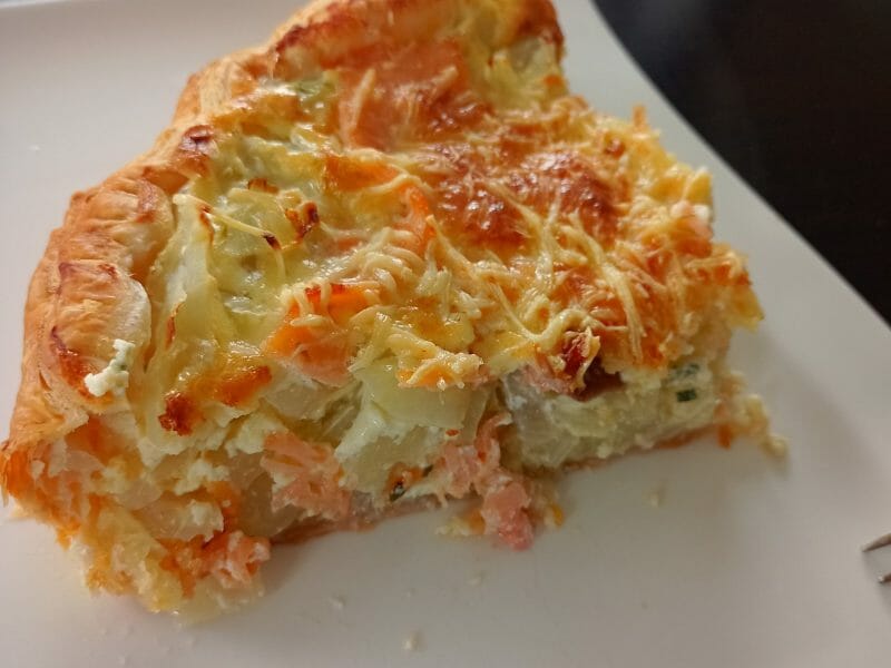 Cliquez pour zoomer ! Tarte au fenouil et saumon Thermomix par perrine1908