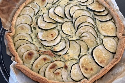 Cliquez pour zoomer ! Tarte courgettes et ricotta Thermomix par chien-et-chat
