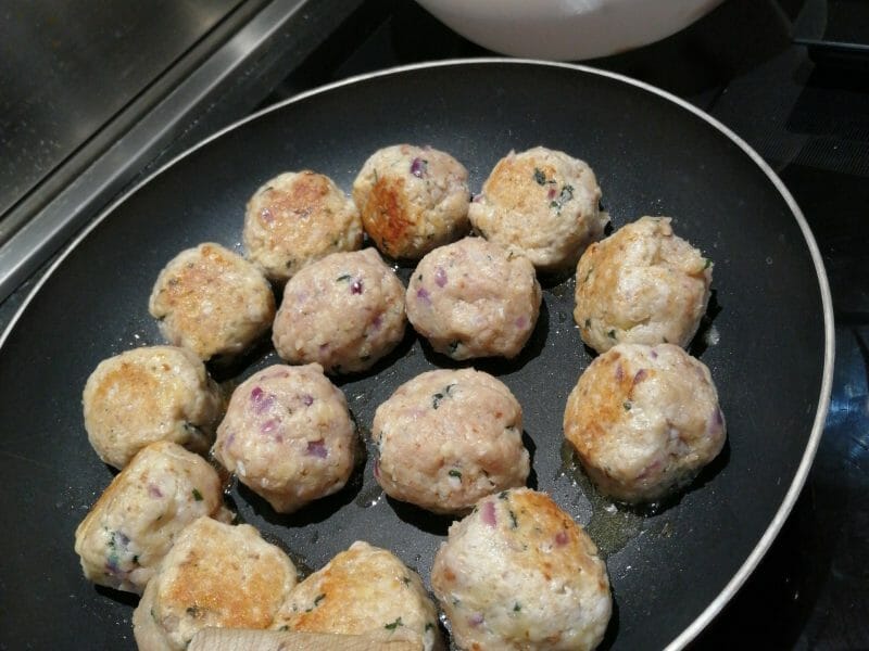 Cliquez pour zoomer ! Boulettes de veau à la tomme Thermomix par chien-et-chat