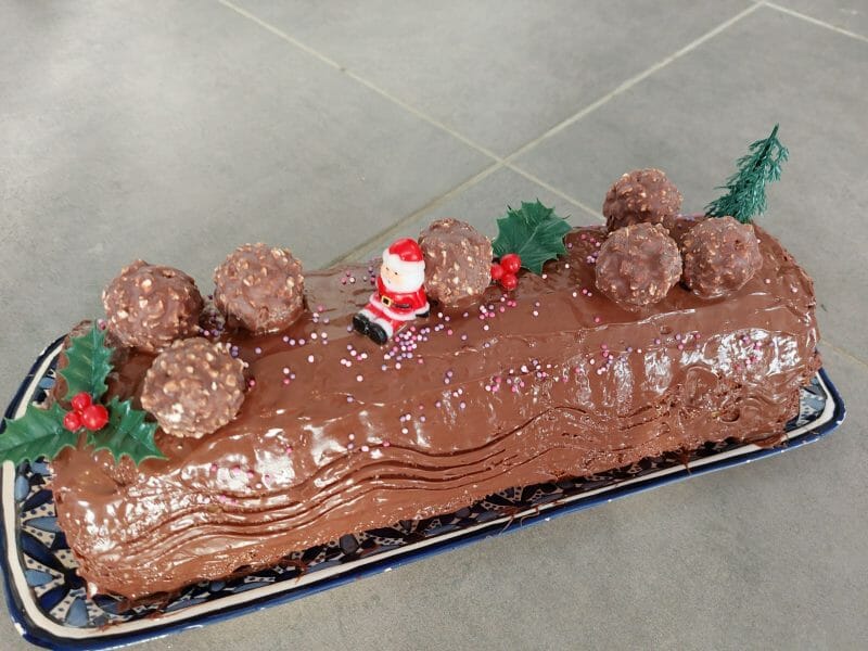 Cliquez pour zoomer ! Bûche Ferrero Rocher Thermomix par ln_26