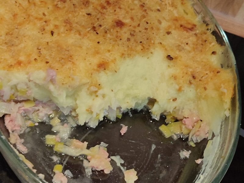 Cliquez pour zoomer ! Parmentier de poireaux Thermomix par Amandinou