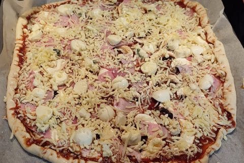 Cliquez pour zoomer ! Pizza Reine Thermomix par Amandinou