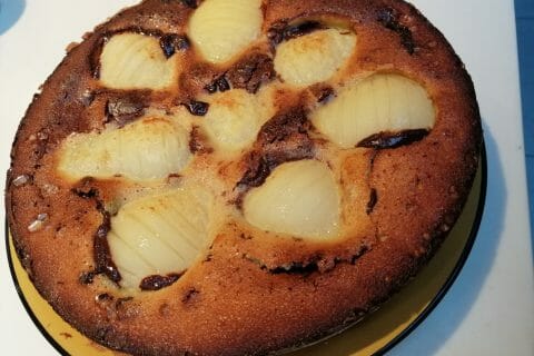 Cliquez pour zoomer ! Tarte aux poires sur lit de chocolat Thermomix par stephanie_790221