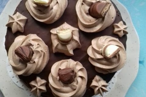 Cliquez pour zoomer ! Layer cake Kinder Bueno Thermomix par brunette62