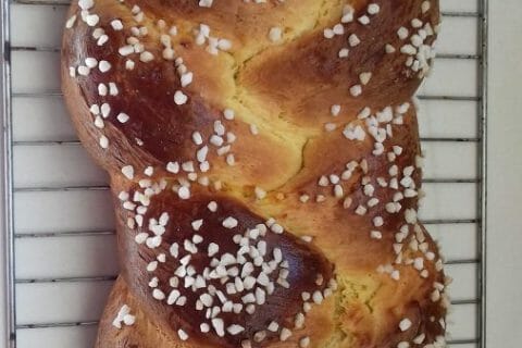 Cliquez pour zoomer ! Brioche tressée à la mie filante Thermomix par brunette62