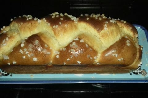 Cliquez pour zoomer ! Brioche tressée à la mie filante Thermomix par brunette62