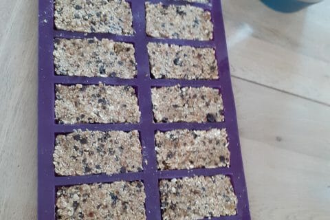 Cliquez pour zoomer ! Barres de céréales à l’avoine, noisettes, banane et chocolat Thermomix par brunette62