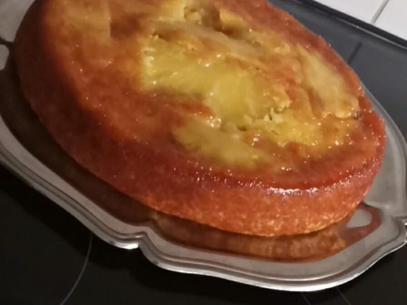 Cliquez pour zoomer ! Gâteau renversé à l’ananas Thermomix par marine_604