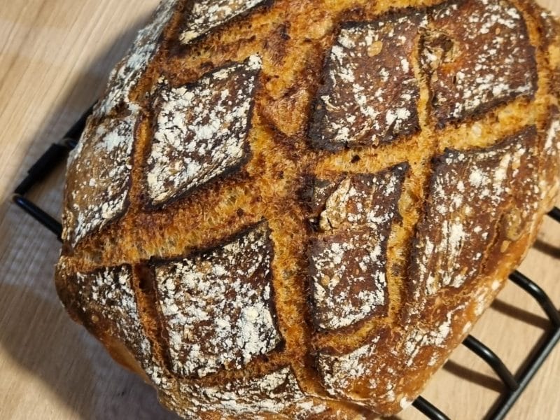 Cliquez pour zoomer ! Pain à la betterave Thermomix par luluchette