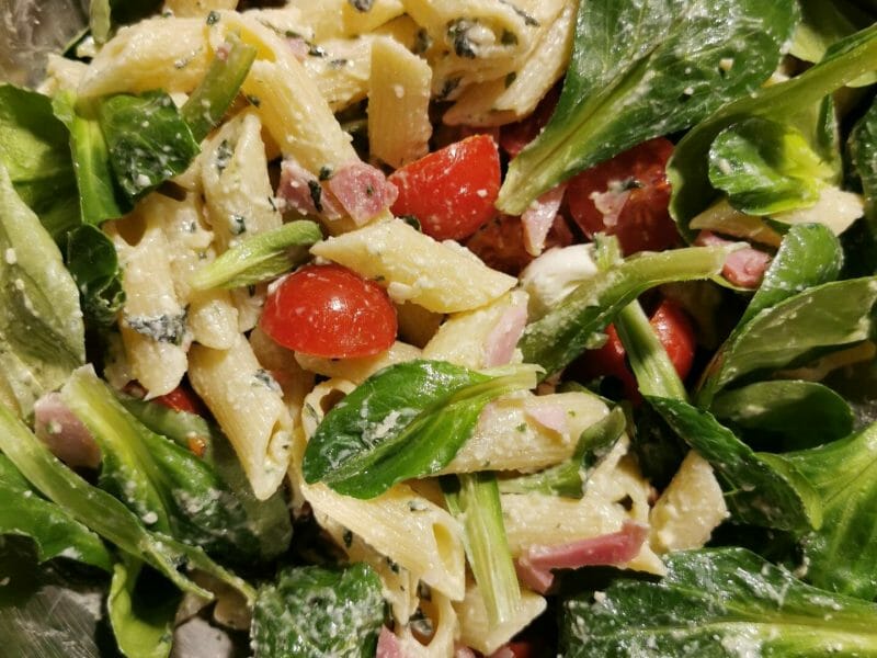 Cliquez pour zoomer ! Salade de penne à l’italienne Thermomix par doucky