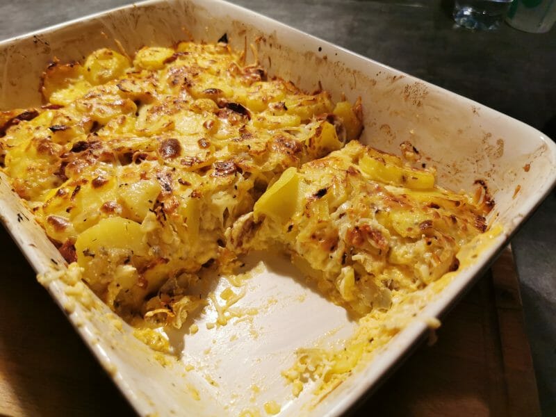 Cliquez pour zoomer ! Gratin de pommes de terre au chorizo Thermomix par doucky