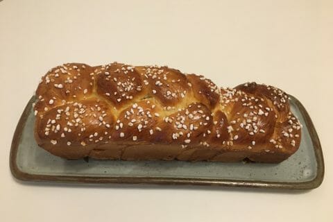 Cliquez pour zoomer ! Brioche tressée à la mie filante Thermomix par Nathalie Bu