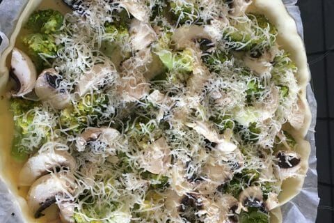 Cliquez pour zoomer ! Quiche au brocoli et jambon Thermomix par Nathalie Bu