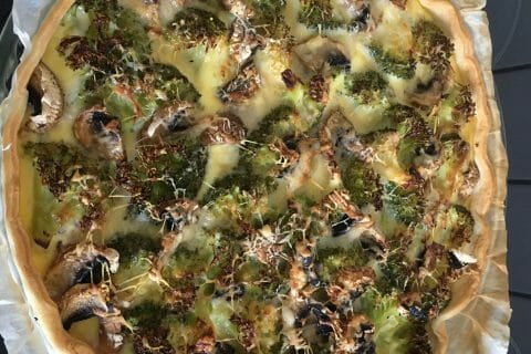 Cliquez pour zoomer ! Quiche au brocoli et jambon Thermomix par Nathalie Bu