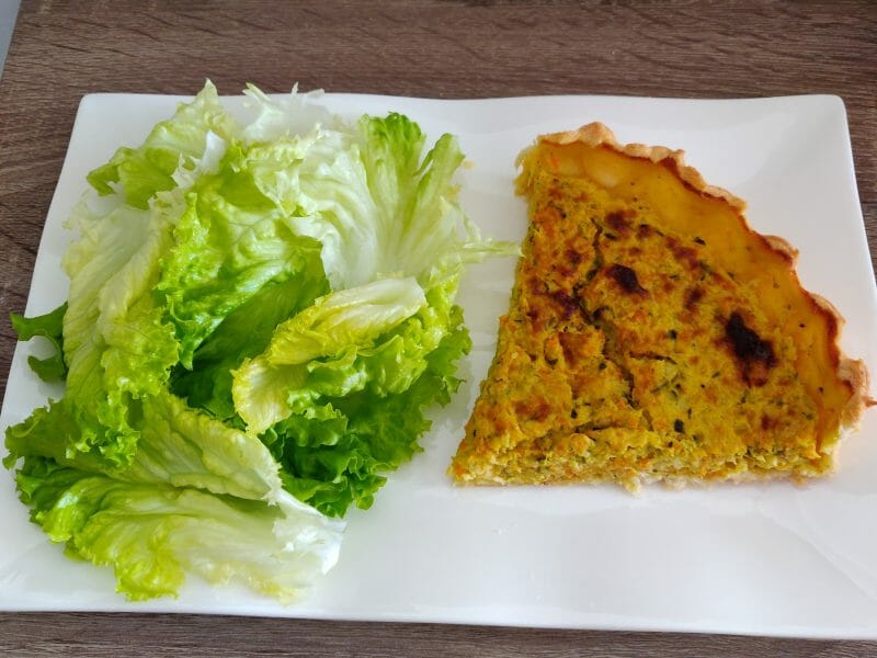 Cliquez pour zoomer ! Tarte courgettes et carottes Thermomix par delphine7508