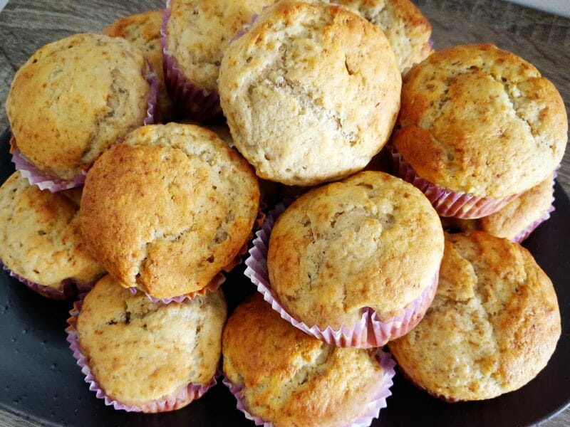 Cliquez pour zoomer ! Muffins à la banane Thermomix par delphine7508
