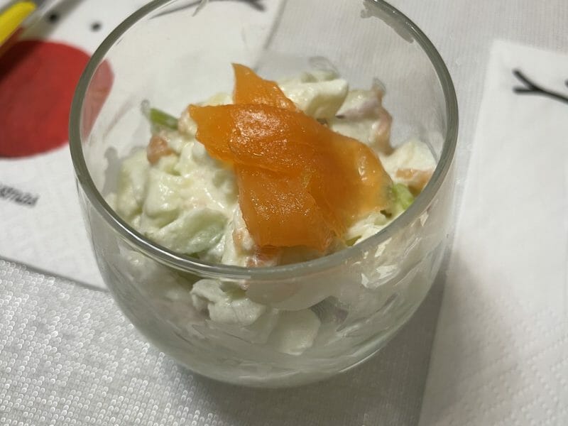 Cliquez pour zoomer ! Verrines au saumon et pommes granny Thermomix par Popo-oclk