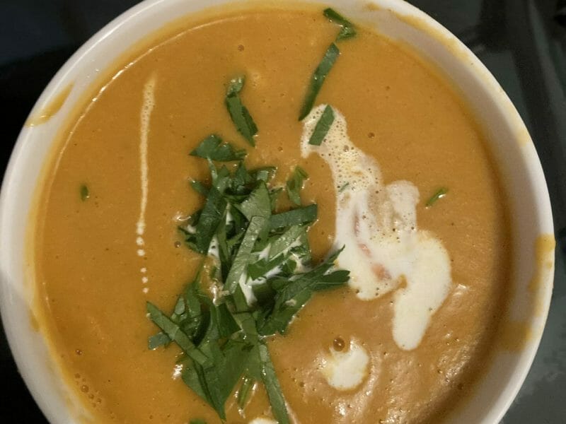 Cliquez pour zoomer ! Velouté de lentilles corail Thermomix par knouze