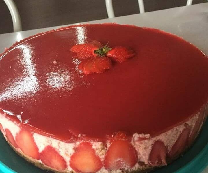 Cliquez pour zoomer ! Bavarois aux fraises Thermomix par Lalouce