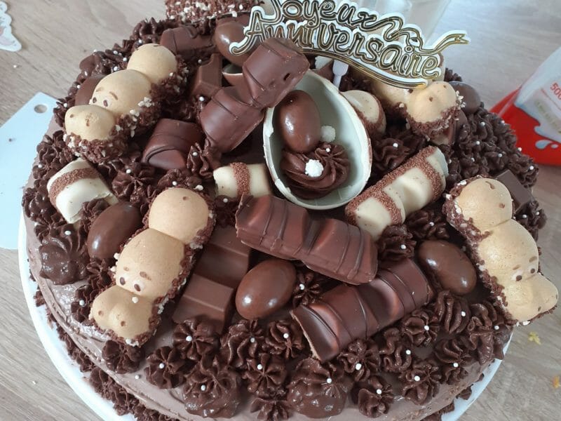 Cliquez pour zoomer ! Layer cake Kinder Bueno Thermomix par bbize80